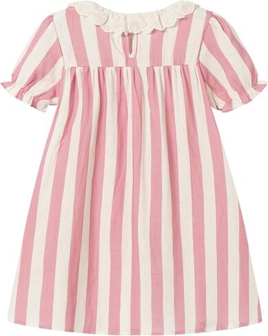 Mud Kingdom Girls Nightgown Dress Ruffle Lace with Short Sleeve Summer Sleep Dresses in Saudi Arabia