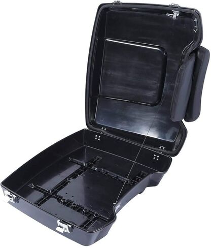 TCMT Vivid Black Razor Tour Pack Trunk Chopped Backrest Fits For Harley Touring Road King Road Glide Street Glide Electra Glide 1997-2013 in Saudi Arabia
