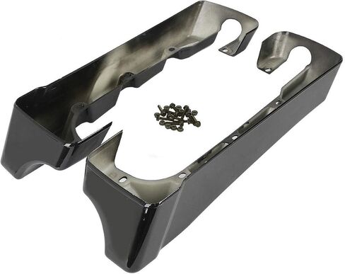 TCT-MOTORPARTS 4" Hard Stretched Saddlebag Extension Fit for Harley Touring Models Electra Street ultra Glide Road King 1994-2013 Classic FLHTC EFI FLHTCI FLHRC 2012 95 98 99 in Saudi Arabia