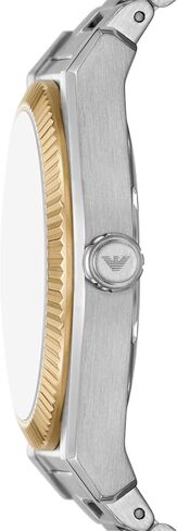 Emporio Armani Men's 3 Hand or Chronograph Watch with Stainless Steel Band; Dress Watch for Men in Kuwait