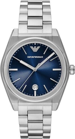 Emporio Armani Men's 3 Hand or Chronograph Watch with Stainless Steel Band; Dress Watch for Men in Kuwait