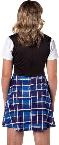 Harry Potter Costume Dress Cosplay Plaid Skirt Dresses for Women Juniors, All 4 Hogwarts Houses Available in Saudi Arabia