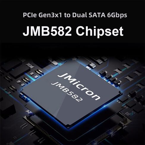 NFHK SATA 3.0 6Gbps 1 to 5 Splitter Ports HUB Adapter Converter PM Multiplier Port Selector JMB575 in Saudi Arabia