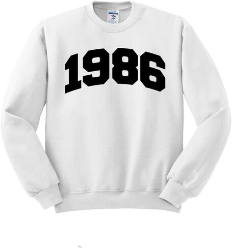 Teesandtankyou 1986 College Style Sweatshirt للجنسين in Saudi Arabia