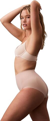 Calvin Klein Women's Shapewear Stay-Put Stretch High-Waist Brief Panty in Kuwait