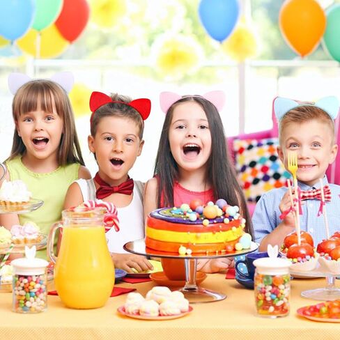 COCIDE Hot Pink Cat Ears Headbands for Women Hairband for Girls Taylor Party Decorations for Girls Kitty Favors Birthday for Gabby Halloween Hair Accessories Cosplay in Kuwait