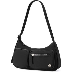 Telena Nylon Shoulder Bag for Women Y2K Trendy Purse Crescent Bag Cute Handbag in Saudi Arabia