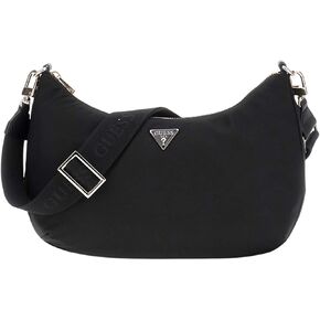 GUESS Eco Gemma Hobo Shoulder Bag, Black in Saudi Arabia