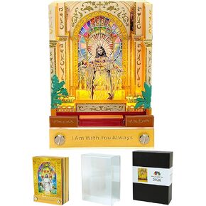 3D Art Calendar Memo Pad 2025 ، Creative Time Piece Calendar Magic Castle Rip Away Paper Corving Licky DIY ملاحظة in Kuwait