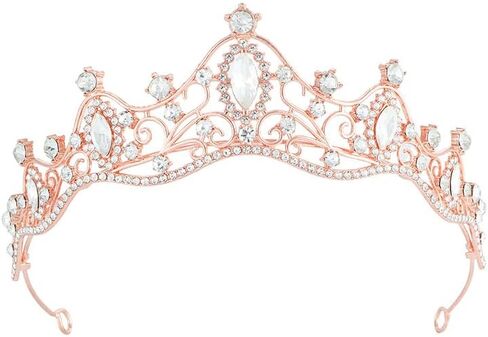 ASTRUE Crystal Crown and Tiara For Women - Rhinestone Headband For Princess Girls,Bridal Hair Accessories For Weddings Birthday in Saudi Arabia