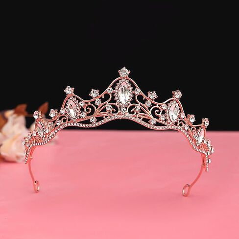 ASTRUE Crystal Crown and Tiara For Women - Rhinestone Headband For Princess Girls,Bridal Hair Accessories For Weddings Birthday in Saudi Arabia
