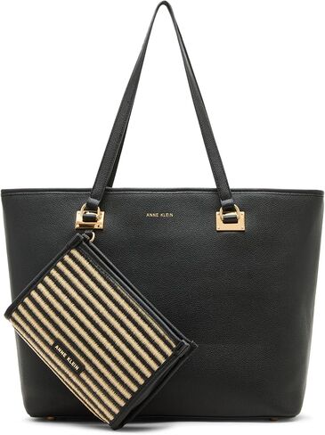 Anne Klein Womens Work Work مع الحقيبة ، الأسود in Saudi Arabia