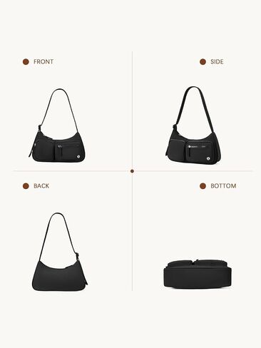 Telena Nylon Shoulder Bag for Women Y2K Trendy Purse Crescent Bag Cute Handbag in Saudi Arabia
