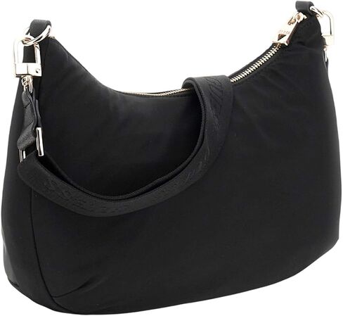 GUESS Eco Gemma Hobo Shoulder Bag, Black in Saudi Arabia