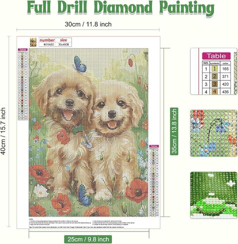 Naimoer Flowers مجموعات فن الماس للبالغين ، فالسوتس سقوط السناجب الماس ، DIY 5D Full Drill Fall Art Attips Atties Diamond Art For Home Decor in Kuwait