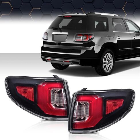 PIT66 LED Tail Lights Rear Light Lamp Assembly Compatible with Acadia SL 2013,2016/Acadia (submodel: Denali, SLE, SLT) 2013-2016/Acadia Limited Base 2017/GMC Left Driver Side 84051375-PFM in Saudi Arabia