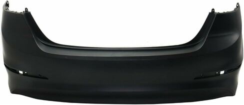 FitParts Compatible with Rear Bumper Cover Fascia 2017-2018 Hyundai Elantra Korea ECO GL GLS L LE Limited Sedan 17-18. New Primed Without Sensor Holes. 86611F2000 HY1100223 in Saudi Arabia