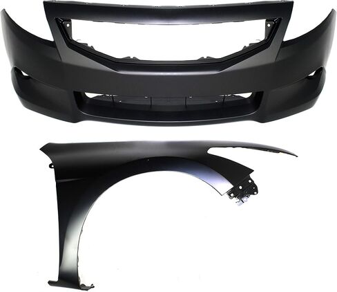 مجموعة Fender Garage-Pro Frender متوافقة مع 2008-2010 Honda Accord Preped Steel Side Side Capa in Saudi Arabia