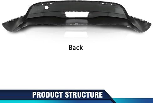 PIT66 المصد الخلفي Lower Lower Fascia Cover Trim متوافق مع Tesla Model Y 2020-2022 1494006-00-A ، 149400600A ، 1494006 00 in Saudi Arabia