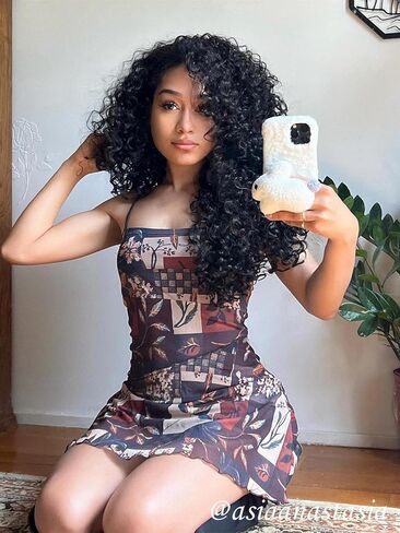CIDER Women Western Mini Dress Floral Spaghetti Strap Cami Short Vintage Short Sundress Summer Boho Dresses in Saudi Arabia