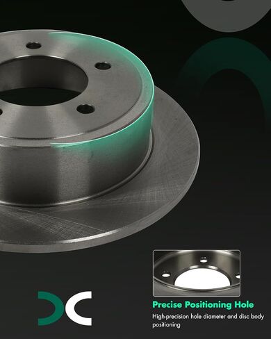 Scitoo الخلفية 10.31 "منصات الفرامل وأدوات الدوارات تتناسب مع Chrysler 200 / Sebring ، ل Dodge Avenger / Caliber ، لجيب Compass 2007-2017 ، لجيب باتريوت 2007-2017 ، ل Mitsubishi Lancer 2008-2016 in Saudi Arabia