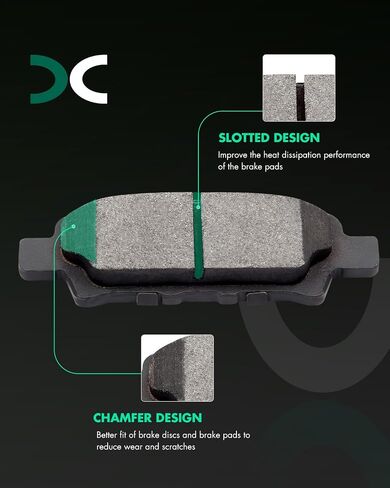Scitoo الخلفية 10.31 "منصات الفرامل وأدوات الدوارات تتناسب مع Chrysler 200 / Sebring ، ل Dodge Avenger / Caliber ، لجيب Compass 2007-2017 ، لجيب باتريوت 2007-2017 ، ل Mitsubishi Lancer 2008-2016 in Saudi Arabia