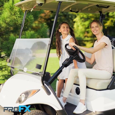 Profx Golf Cart Windshield متوافق مع Yamaha G29/Drive | طية ملون لأسفل التصميم على البراغي | يناسب 2007-2016 G29 / Drive / YDRA / YDRE نماذج | صنع في أمريكا in Kuwait