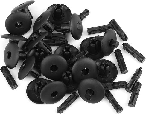 uxcell 20pcs Plastic Rivet Fender Bumper Fastener Clips Push-Type Retainer Fit for Audi 4D0-807-300 in Saudi Arabia