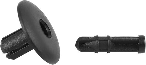 uxcell 20pcs Plastic Rivet Fender Bumper Fastener Clips Push-Type Retainer Fit for Audi 4D0-807-300 in Saudi Arabia