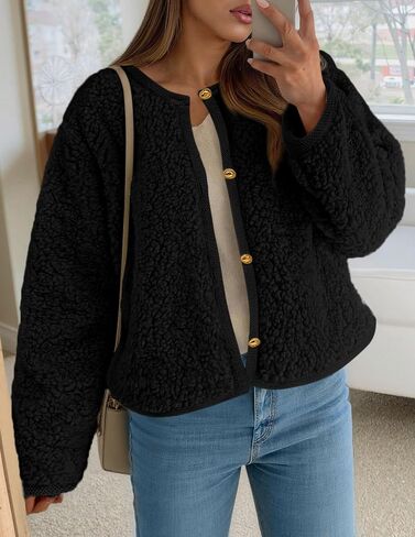 Prettygarden للسيدات 2025 Winter Faux Fur Fur Coats Fuzzy Fleece Brocts Bructs Braged Bursons Darm Darm Natgu in Kuwait