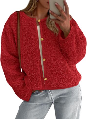 Prettygarden للسيدات 2025 Winter Faux Fur Fur Coats Fuzzy Fleece Brocts Bructs Braged Bursons Darm Darm Natgu in Kuwait