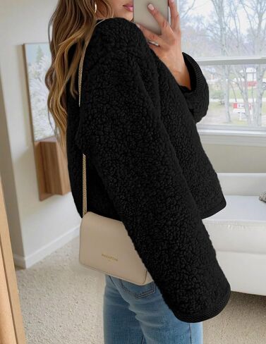 Prettygarden للسيدات 2025 Winter Faux Fur Fur Coats Fuzzy Fleece Brocts Bructs Braged Bursons Darm Darm Natgu in Kuwait