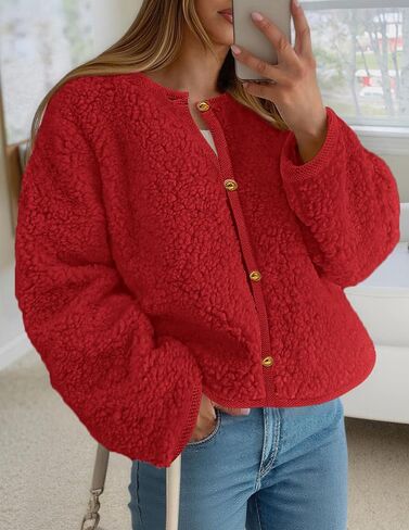 Prettygarden للسيدات 2025 Winter Faux Fur Fur Coats Fuzzy Fleece Brocts Bructs Braged Bursons Darm Darm Natgu in Kuwait