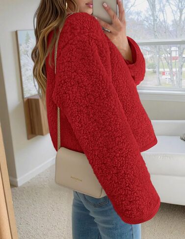 Prettygarden للسيدات 2025 Winter Faux Fur Fur Coats Fuzzy Fleece Brocts Bructs Braged Bursons Darm Darm Natgu in Kuwait