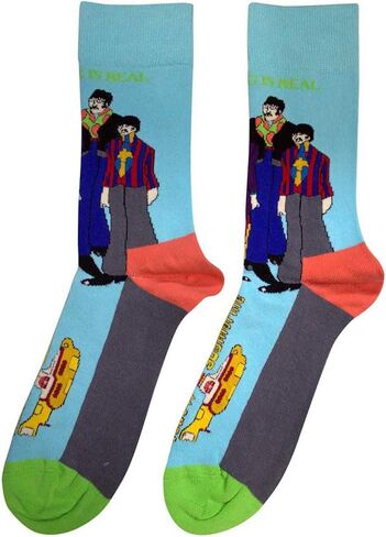 The Beatles Yellow Submarine And Band Ankle Socks Size One Size in Saudi Arabia