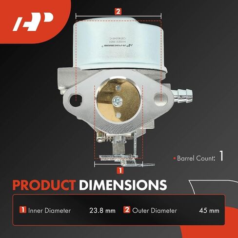 A-Premium 640052 640349 Carburetor Compatible with Tecumseh HMSK80 HMSK85 HMSK90 HMSK100 HMSK105 HSMK110 LH318SA LH358SA Snowblower Generator Chipper Shredder 8HP 9HP 10HP in Saudi Arabia