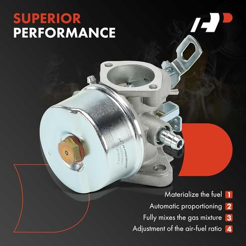 A-Premium 640052 640349 Carburetor Compatible with Tecumseh HMSK80 HMSK85 HMSK90 HMSK100 HMSK105 HSMK110 LH318SA LH358SA Snowblower Generator Chipper Shredder 8HP 9HP 10HP in Saudi Arabia