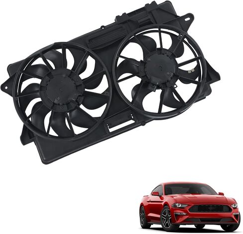 Radiator Cooling Fan Assembly Iron Replacement for Mustang 2.3L 2015-2022 in Saudi Arabia