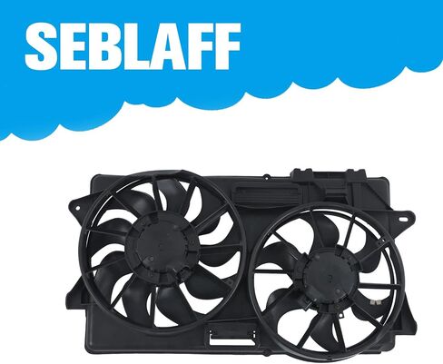 Radiator Cooling Fan Assembly Iron Replacement for Mustang 2.3L 2015-2022 in Saudi Arabia