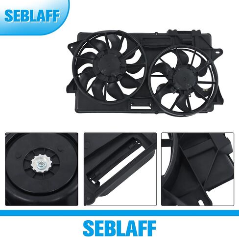 Radiator Cooling Fan Assembly Iron Replacement for Mustang 2.3L 2015-2022 in Saudi Arabia