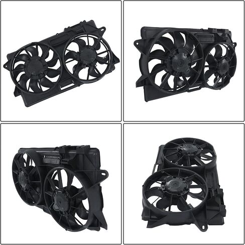 Radiator Cooling Fan Assembly Iron Replacement for Mustang 2.3L 2015-2022 in Saudi Arabia