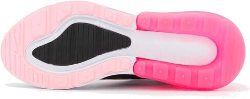 Nike Womens Air Max 270 Sneakers, White/White/Black/Green Shock, Size 5.5 in Saudi Arabia