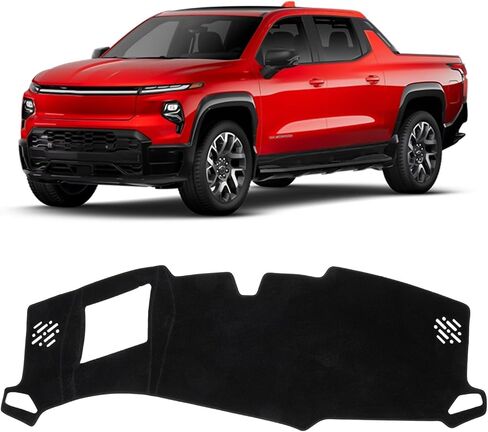غطاء DASH CAR COR لـ CHEVROLET/CHEVY SILVERADO EV 2024 2025 2026 (لا يناسب سوى إصدار WT. in Saudi Arabia