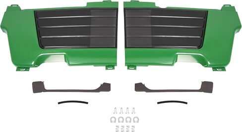 HECASA Tractor Side Panels and Grille Compatible with John Deere 4200 4300 4400 Replacement for LVU10564 LVU10565 w/Foam Panel Clip in Saudi Arabia