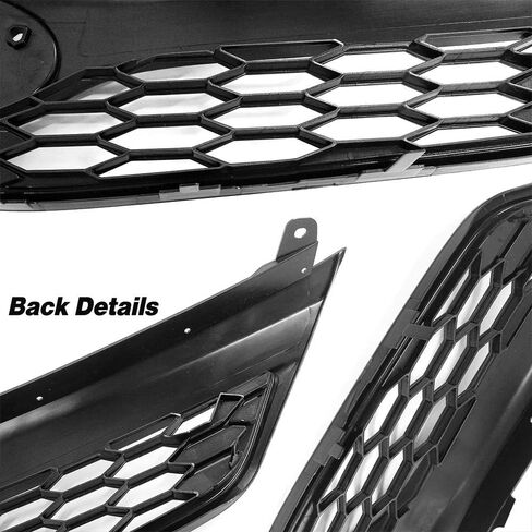 Bewild Front Bumper Upper Grille Black Hood Grill Fit for 2012 2013 2014 Toyota Camry SE XSE Black Camry Front Mesh Cover 5310106340C0, TO1200354 Factory Style in Saudi Arabia