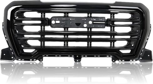 لعام 2019 2020 2021 GMC Sierra 1500 AT4 Denali Front Grille Grille Grill Pumper Gloss Assembly Black in Kuwait