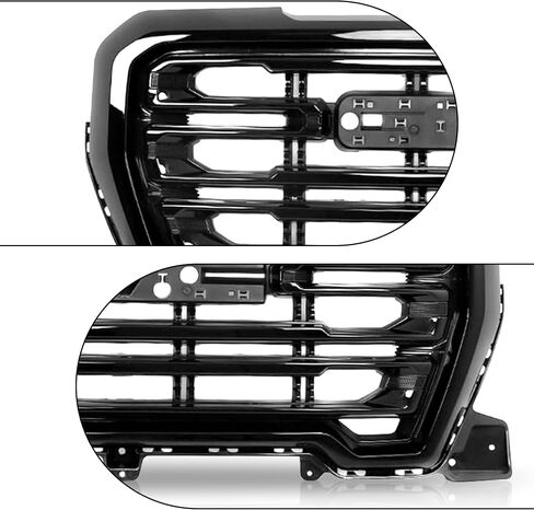 لعام 2019 2020 2021 GMC Sierra 1500 AT4 Denali Front Grille Grille Grill Pumper Gloss Assembly Black in Kuwait