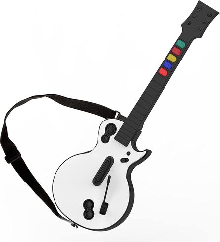 وحدة تحكم جيتار لاسلكية من DOYO لأجهزة PS4، وPS3، والكمبيوتر الشخصي، وRock Band 4، وClone Hero، ومهرجان Fortnite، ومتوافقة مع Guitar Hero & Rock، والتوصيل والتشغيل in Saudi Arabia