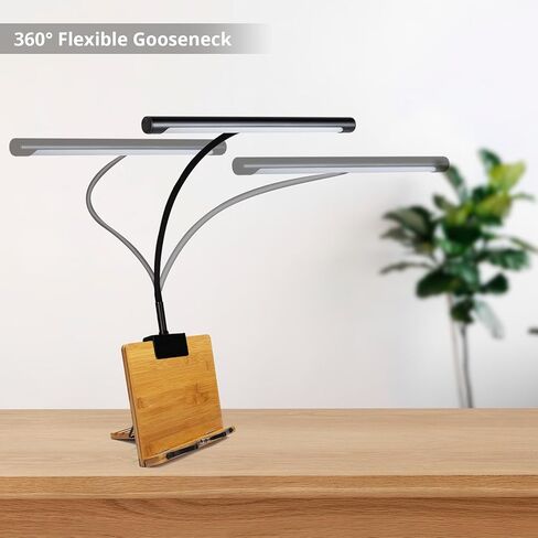 Computer Monitor Light Bar - LED Desktop/Home/Office Lamp - Rotatable Gravity Ball - Fits 0.3"-1.6" Thick Screens - 3 Color & 10 Brightness Levels in Saudi Arabia