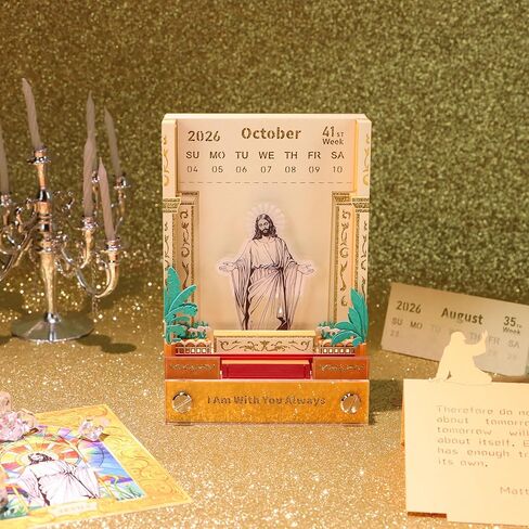 3D Art Calendar Memo Pad 2025 ، Creative Time Piece Calendar Magic Castle Rip Away Paper Corving Licky DIY ملاحظة in Kuwait